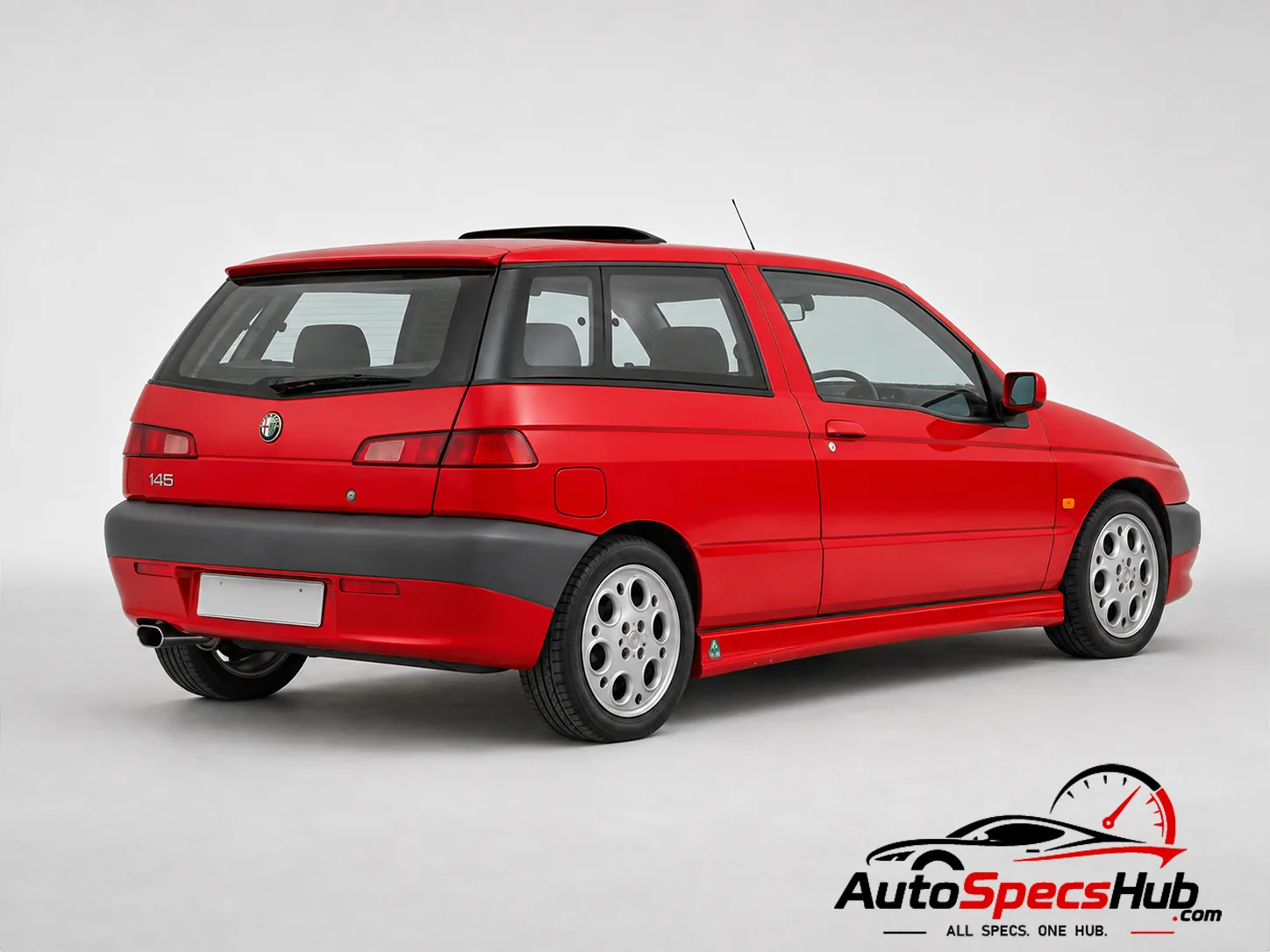 1994 Alfa Romeo 145 1.7 rear three-quarter view