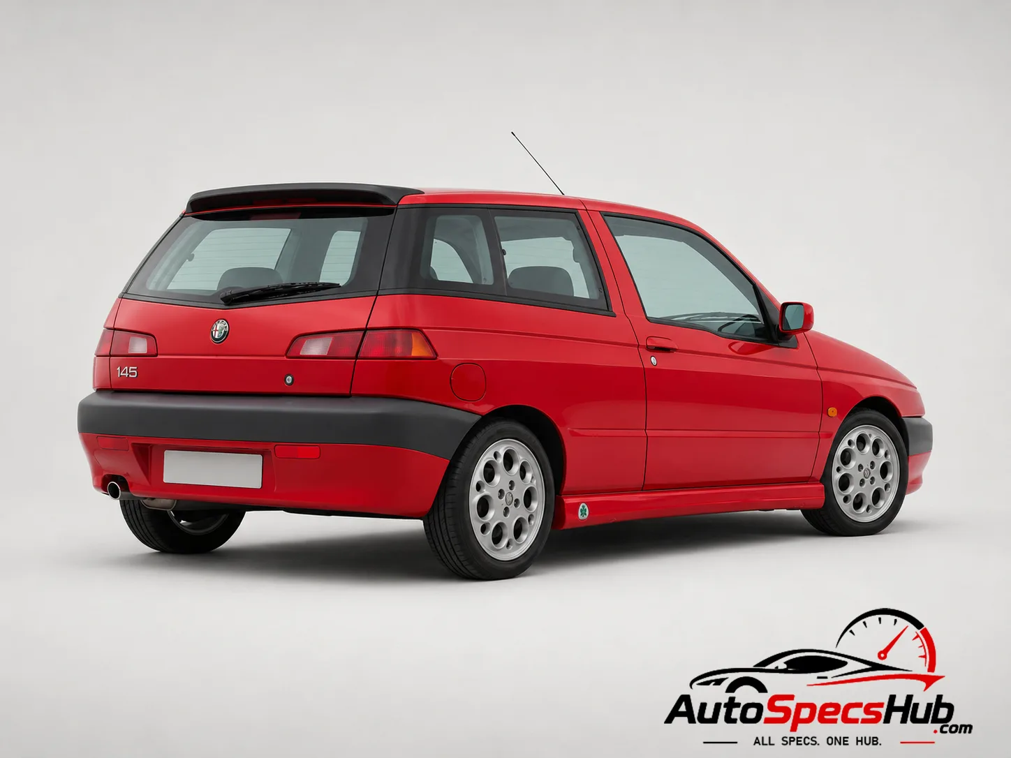 1994 Alfa Romeo 145 1.6 rear three-quarter view