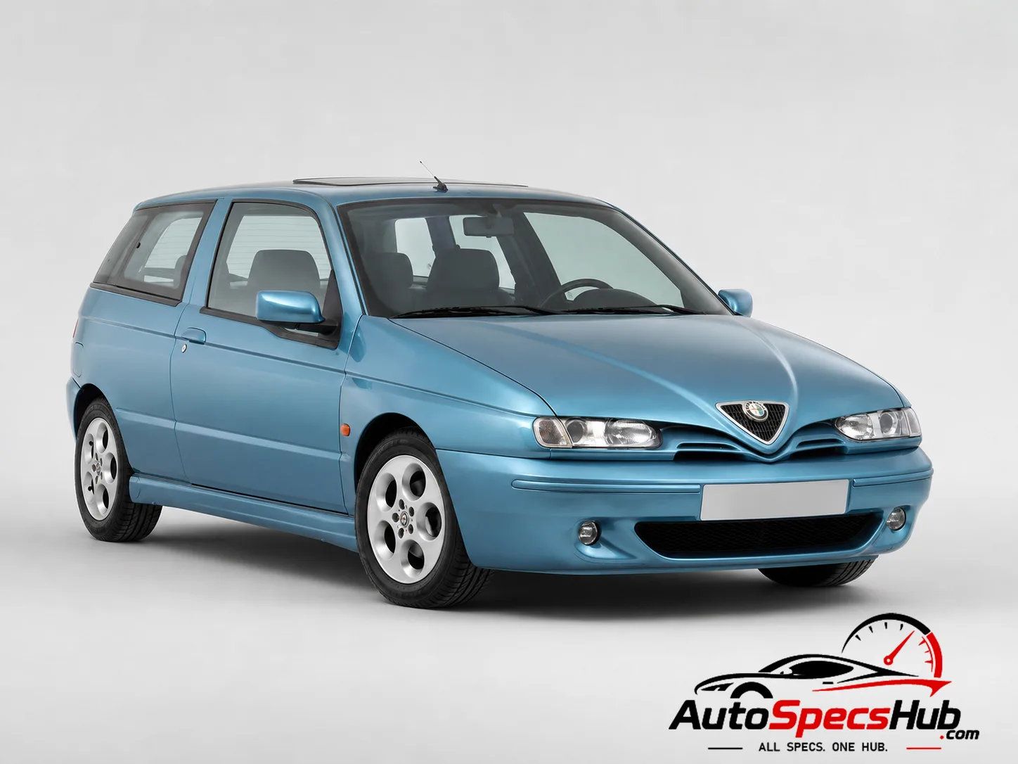 1997 Alfa Romeo 145 1.4 Twin Spark front three-quarter view