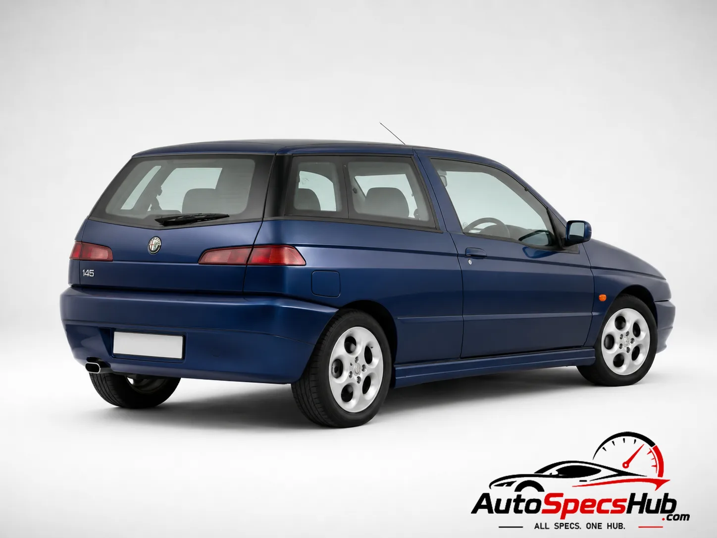 1999 Alfa Romeo 145 1.9 JTD rear three-quarter view