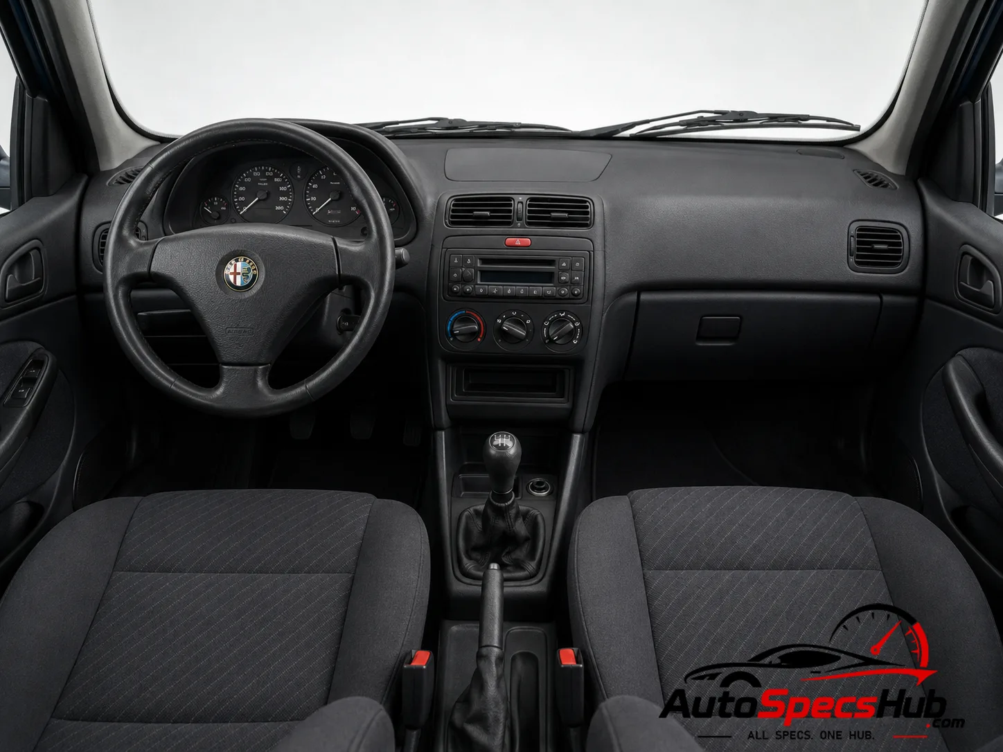 1999 Alfa Romeo 145 1.9 JTD interior dashboard view