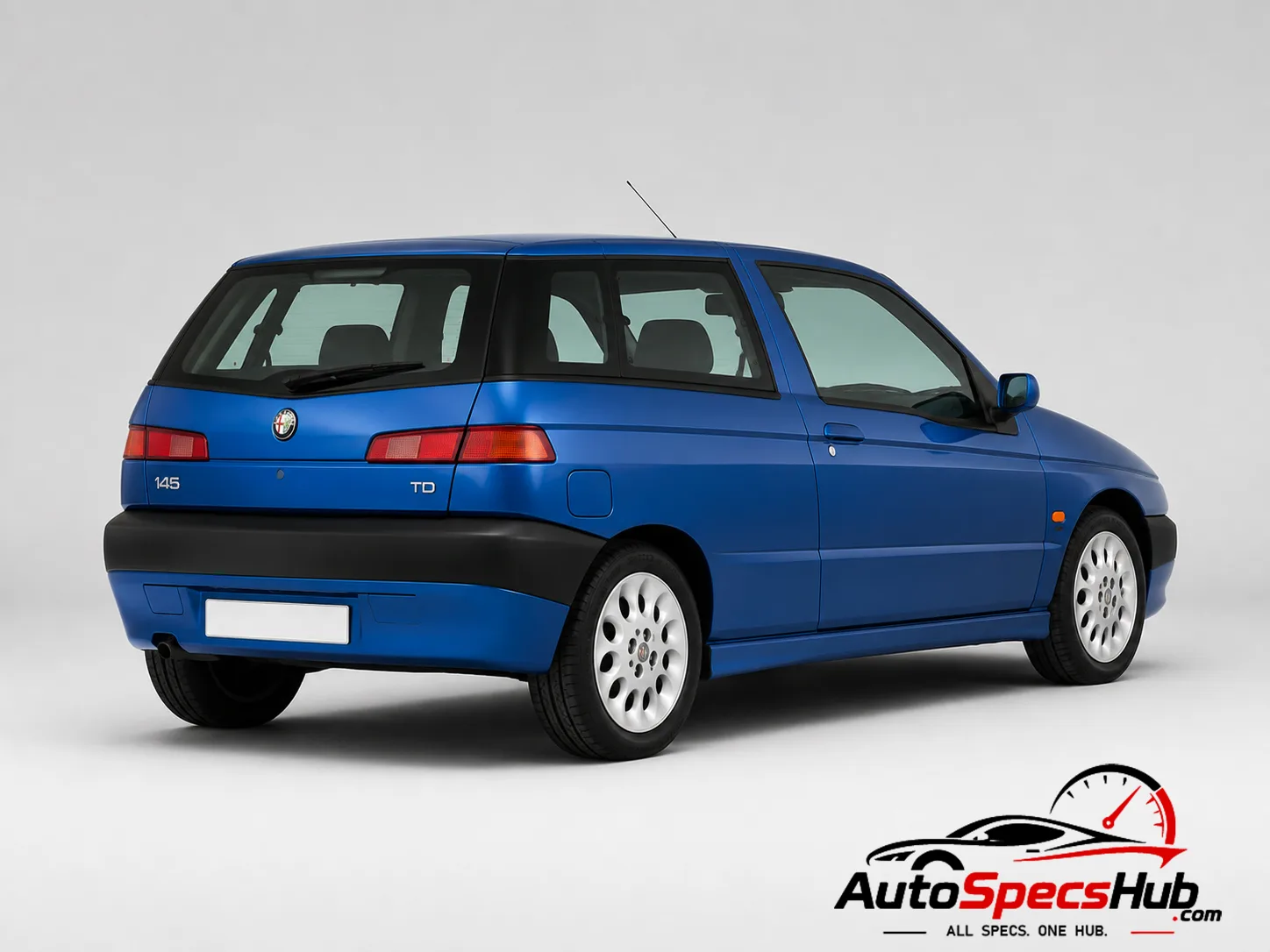 1994 Alfa Romeo 145 TD rear three-quarter view