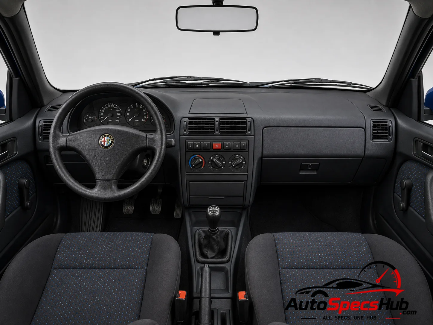 1994 Alfa Romeo 145 TD interior dashboard view