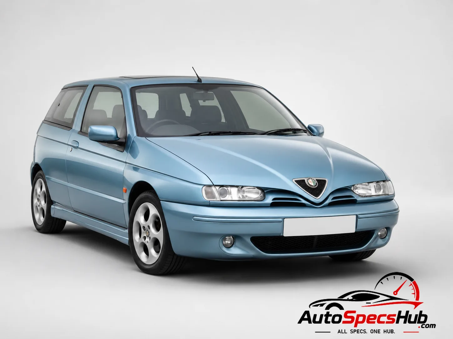 1997 Alfa Romeo 145 1.8 Twin Spark front three-quarter view