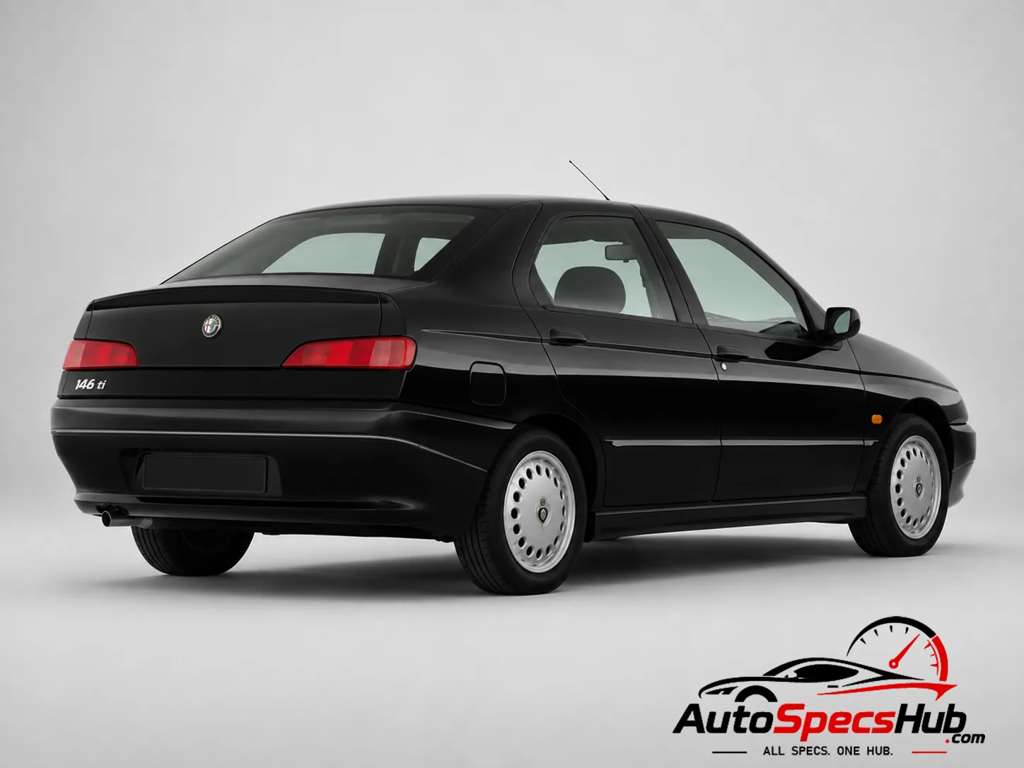 1996 Alfa Romeo 146 Ti rear three-quarter view