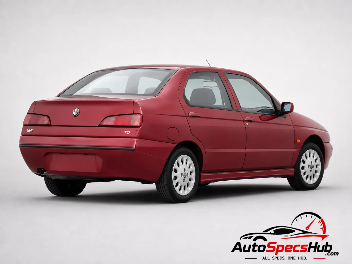 1996 Alfa Romeo 146 TD rear three-quarter view