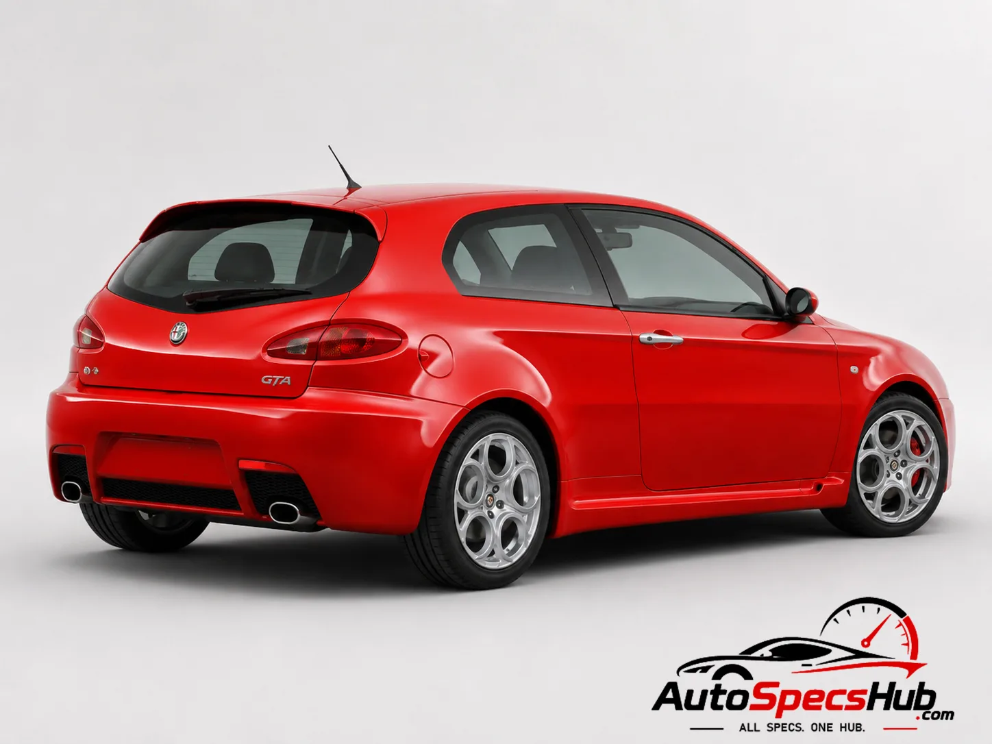 2003 Alfa Romeo 147 3.2 V6 GTA rear three-quarter view