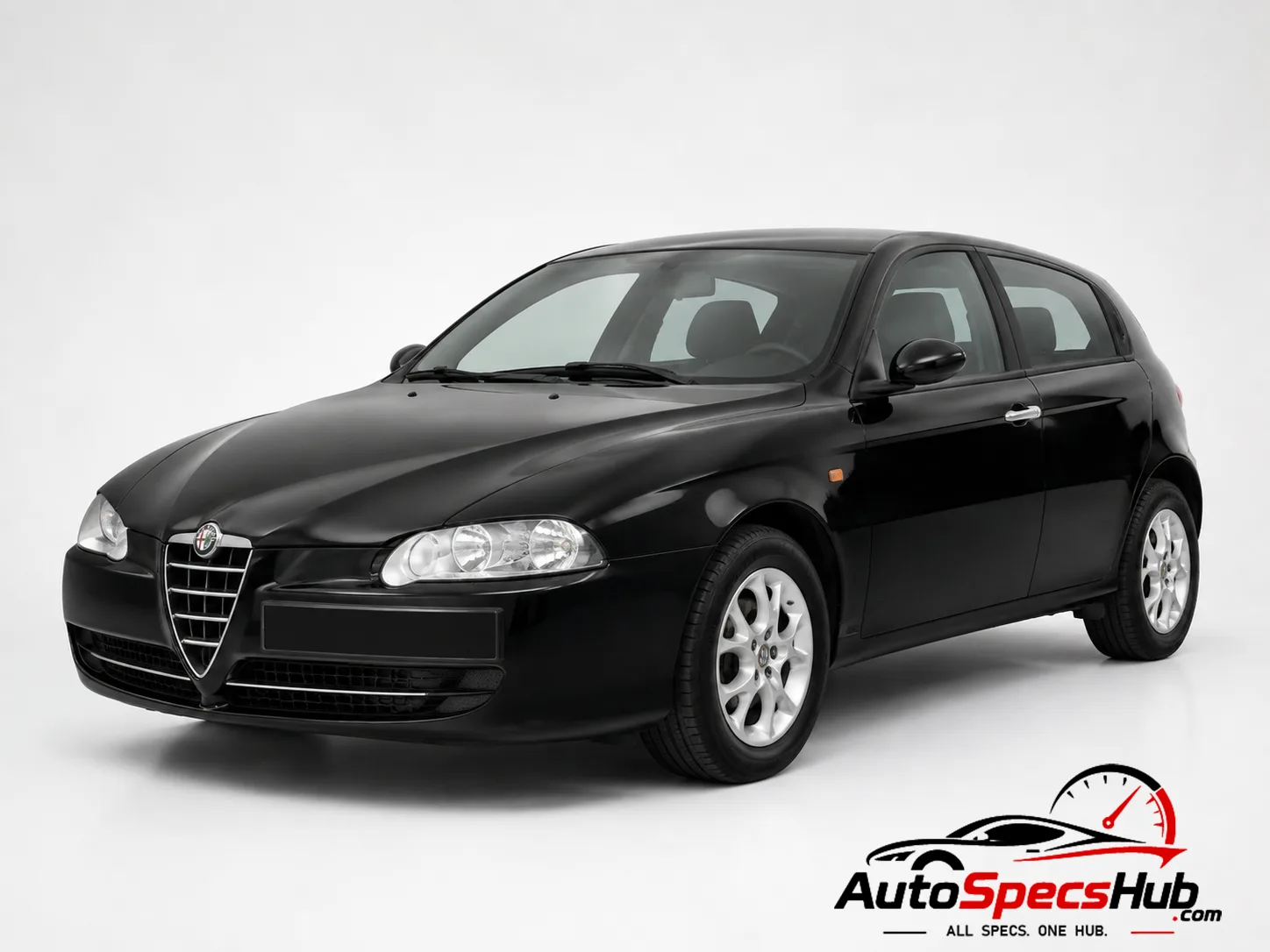 2001 Alfa Romeo 147 2.0 Twin Spark front three-quarter view
