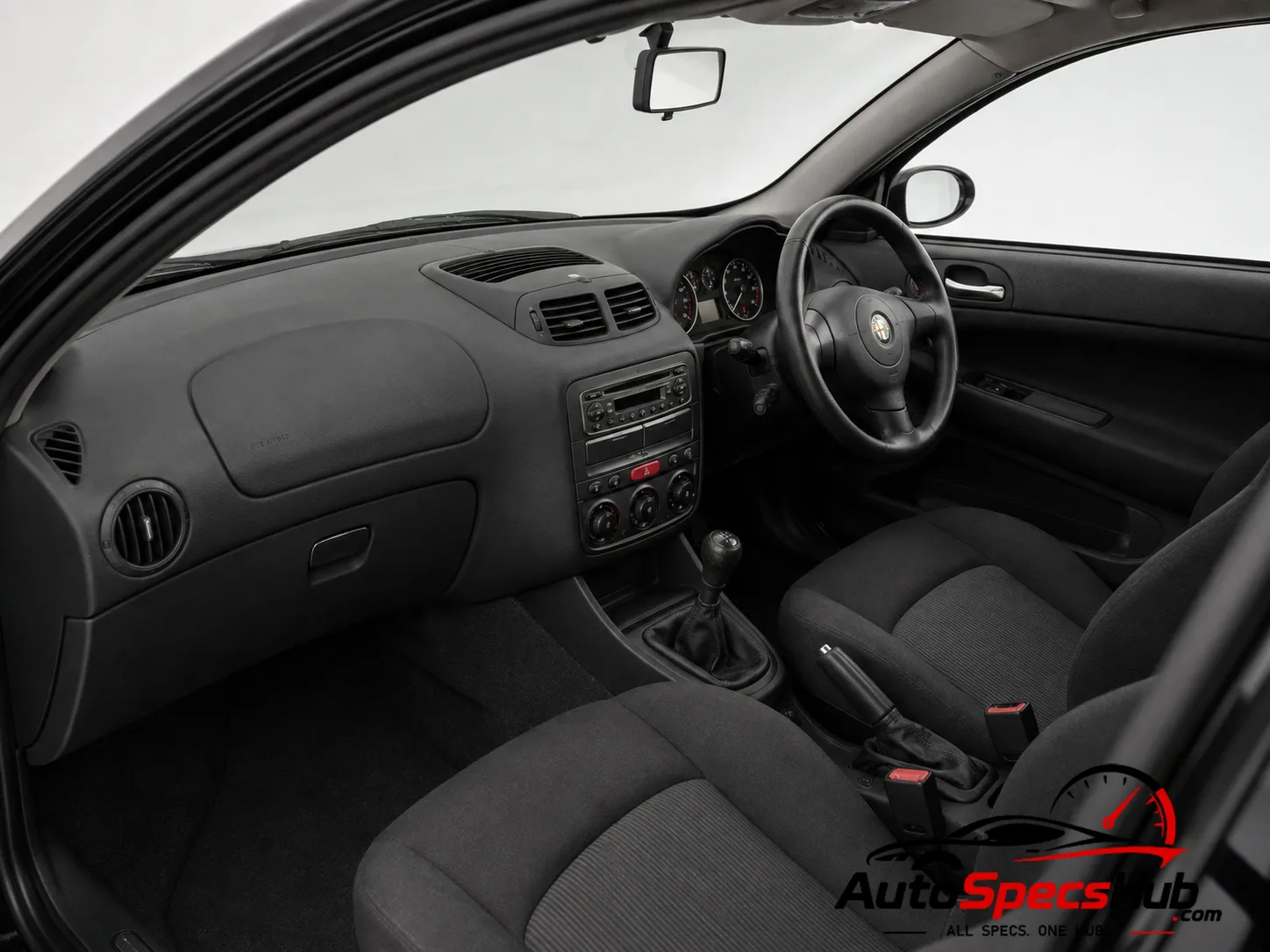 2001 Alfa Romeo 147 2.0 Twin Spark interior dashboard view