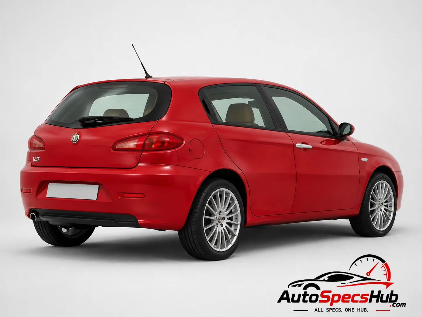 2009 Alfa Romeo 147 1.9 JTD 16V rear three-quarter view
