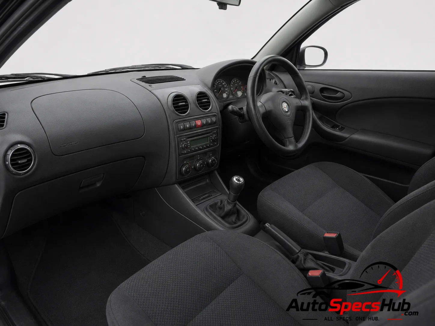 2001 Alfa Romeo 147 1.6 Twin Spark interior dashboard view