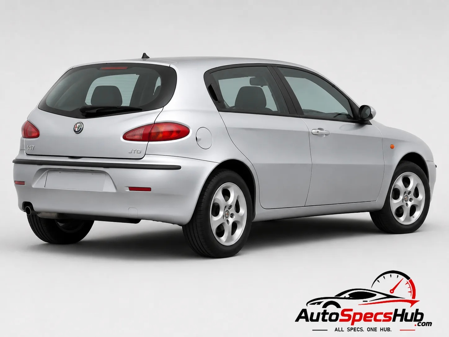 2001 Alfa Romeo 147 1.9 JTD 8V rear three-quarter view