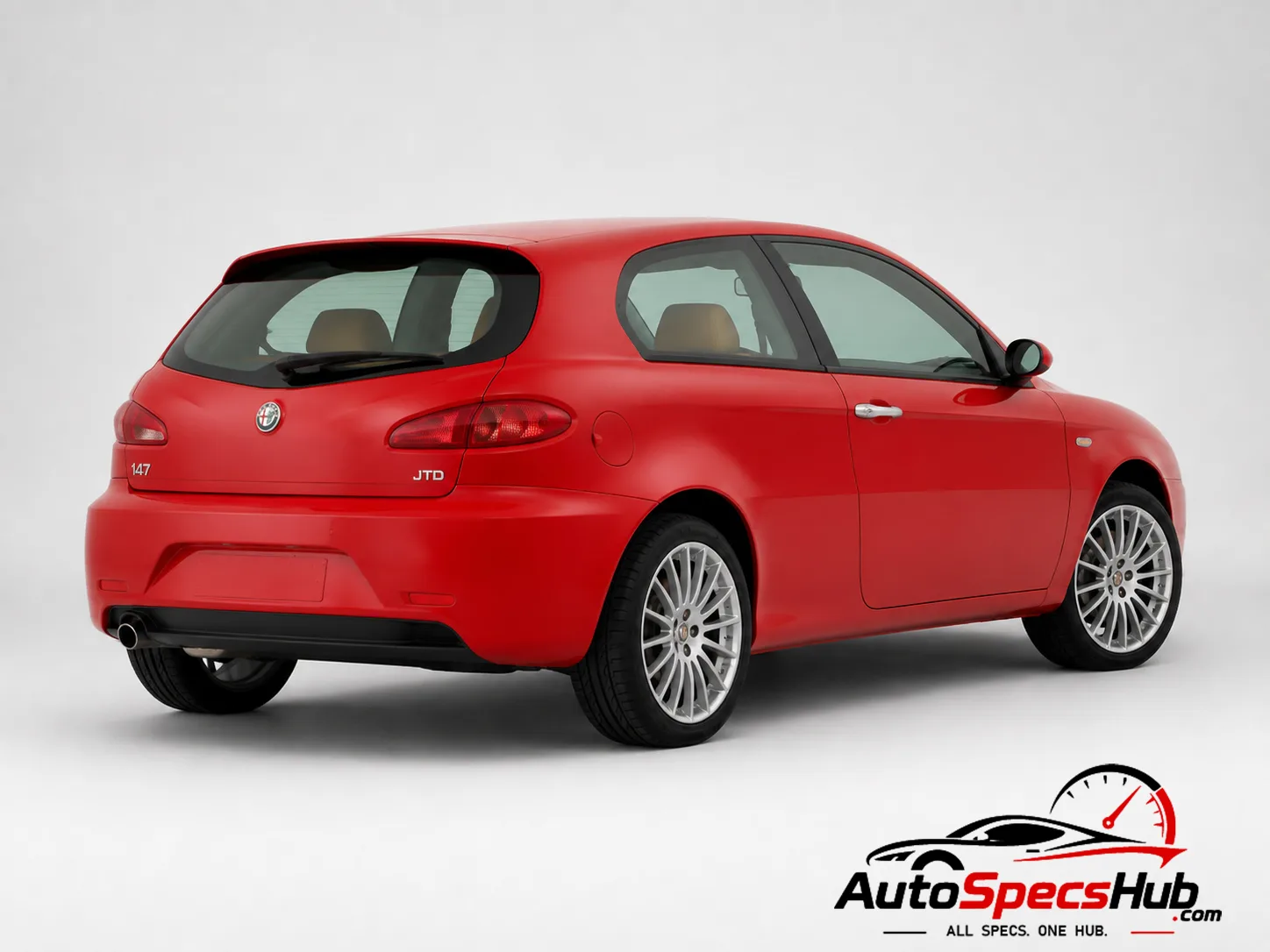 2006 Alfa Romeo 147 1.9 JTD 8V rear three-quarter view
