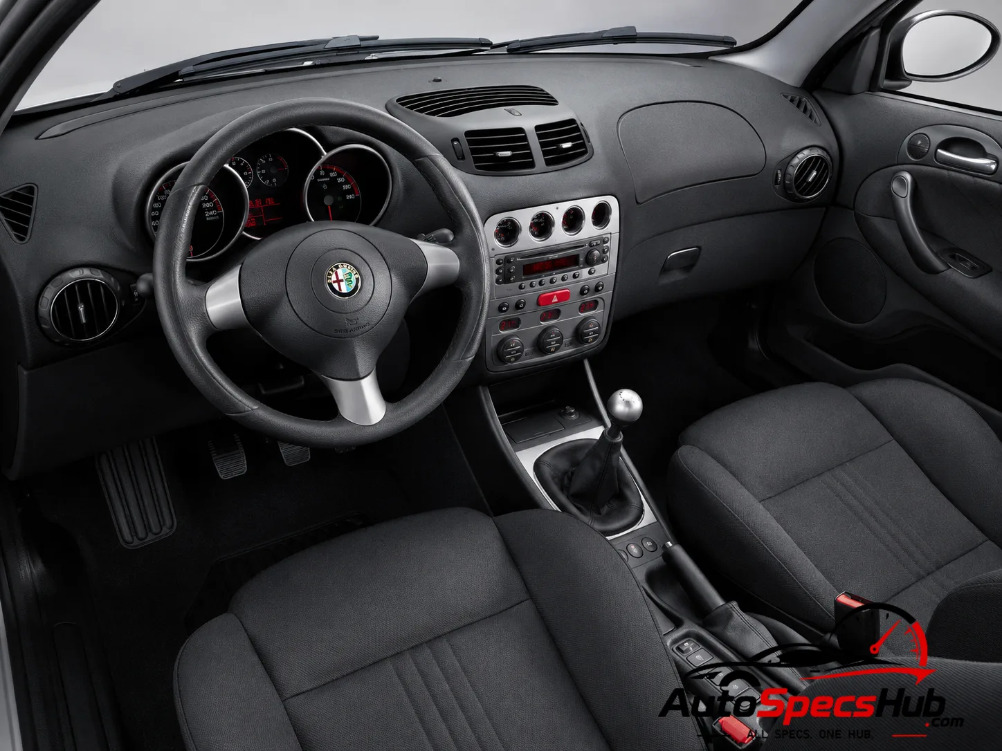 2008 Alfa Romeo 147 1.9 JTD 8V interior dashboard view