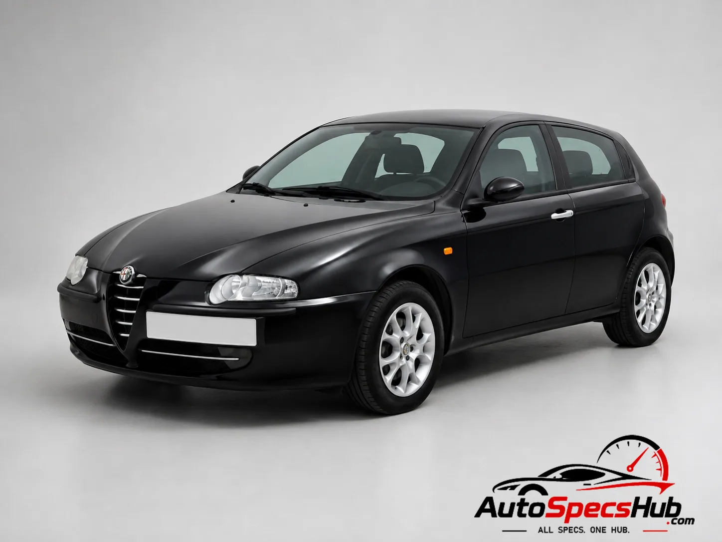2001 Alfa Romeo 147 1.6 Twin Spark ECO front three-quarter view