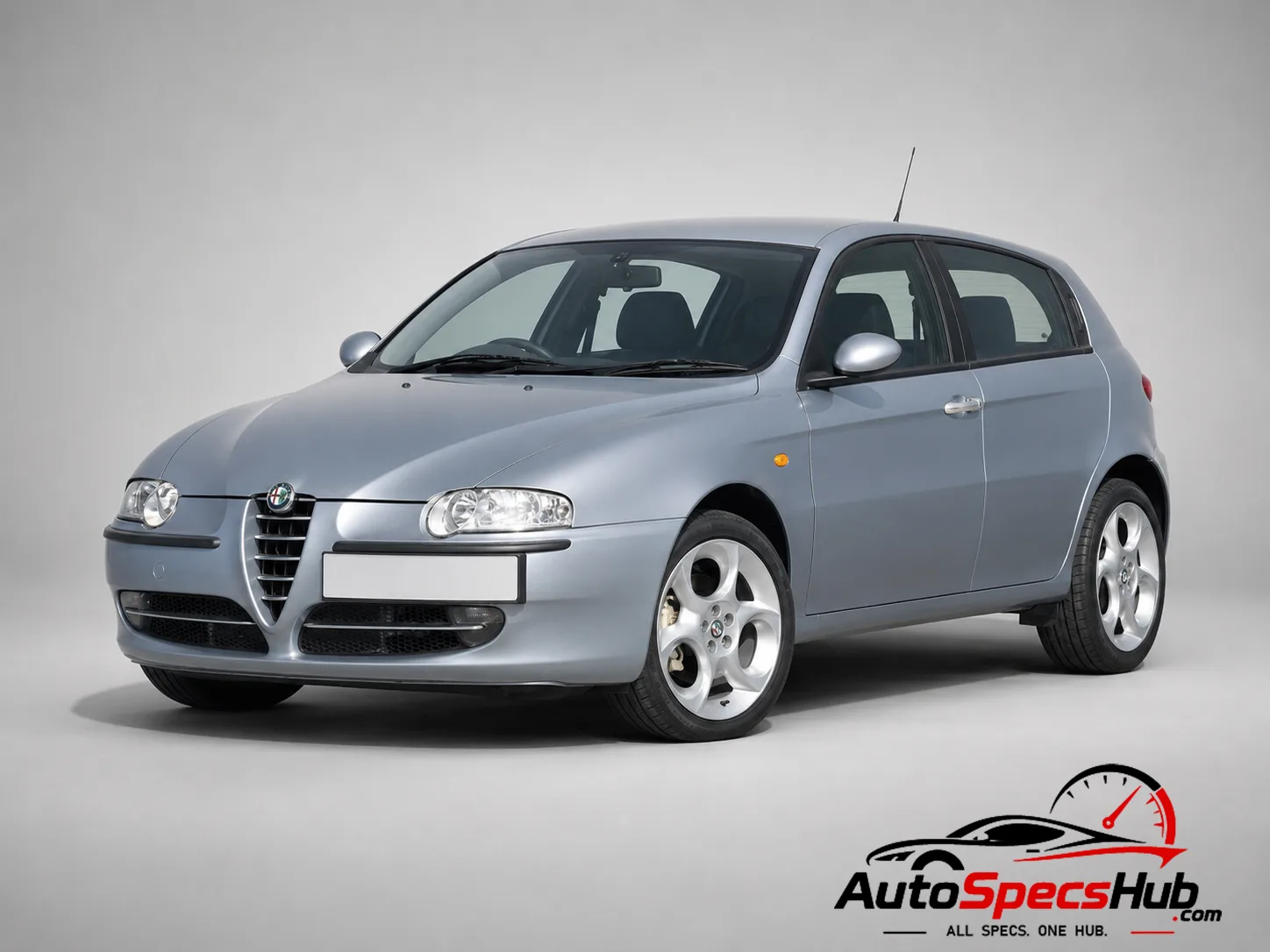 2003 Alfa Romeo 147 1.9 JTD 8V 100 front three-quarter view