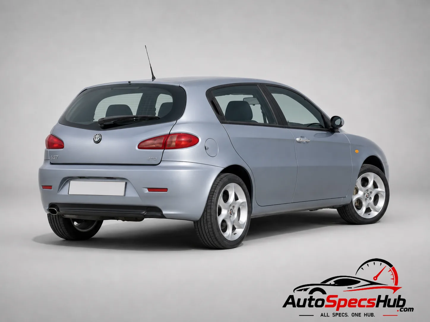 2003 Alfa Romeo 147 1.9 JTD 8V 100 rear three-quarter view