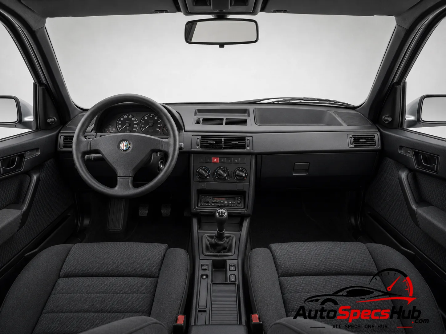 1992 Alfa Romeo 155 Q4 interior dashboard view