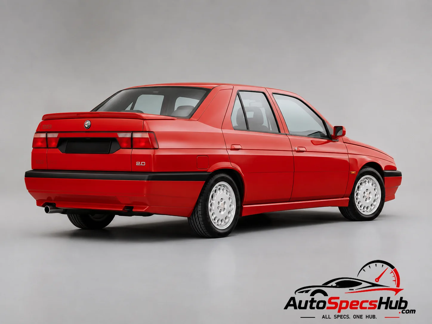 1994 Alfa Romeo 155 2.0i Turbo rear three-quarter view