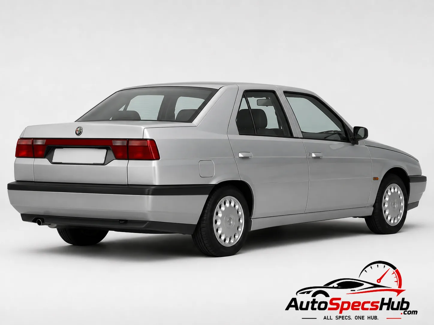 1992 Alfa Romeo 155 2.0 Twin Spark rear three-quarter view