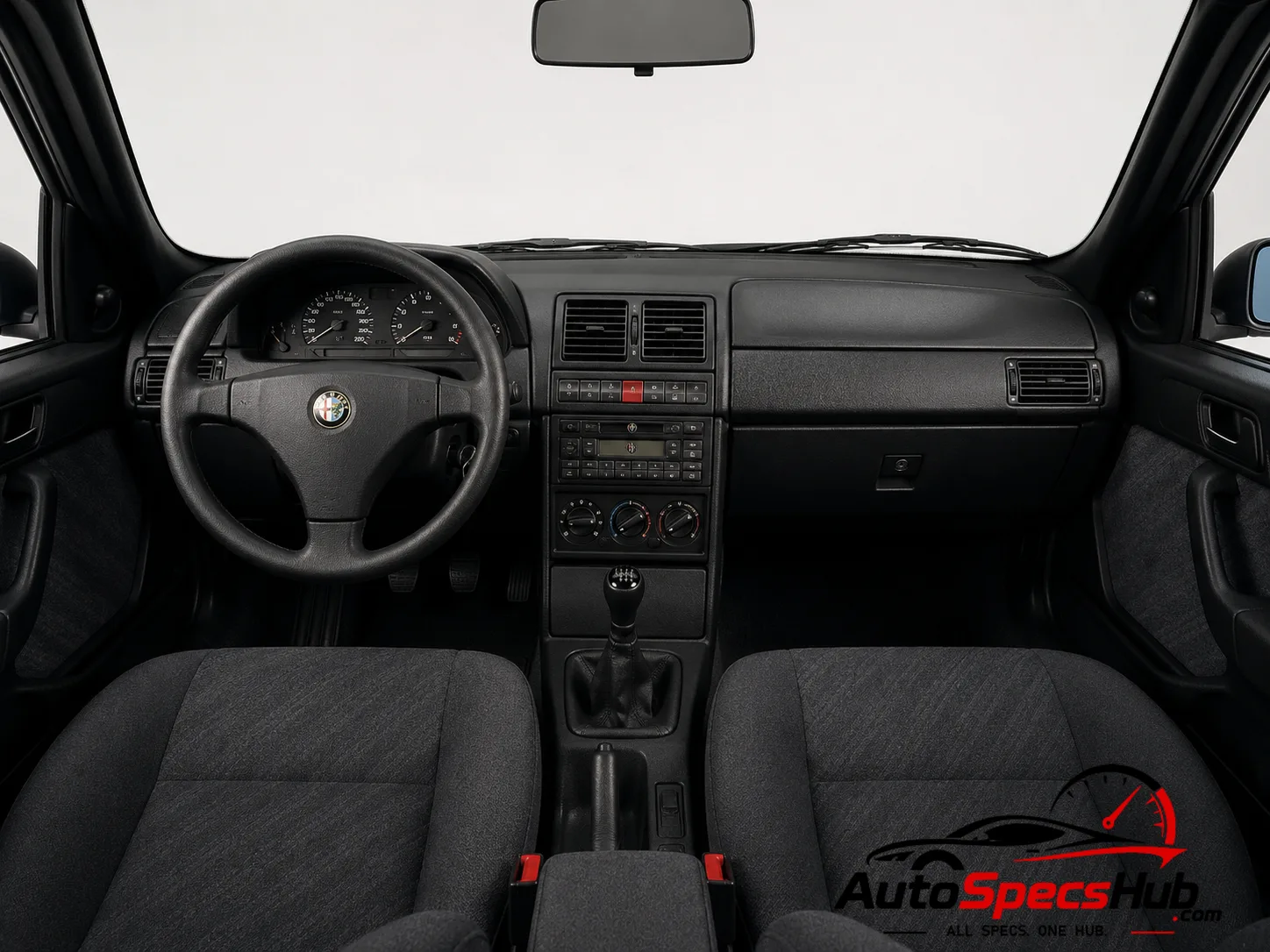 1992 Alfa Romeo 155 2.0 Twin Spark interior dashboard view