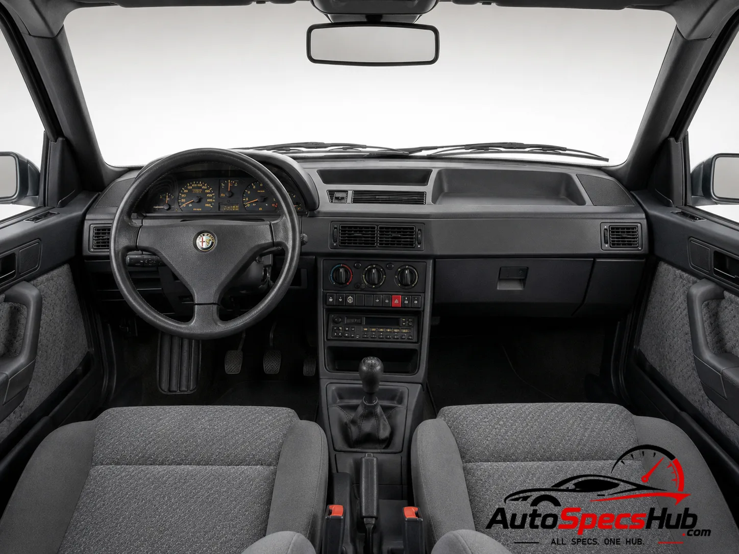 1992 Alfa Romeo 155 1.7 Twin Spark interior dashboard view