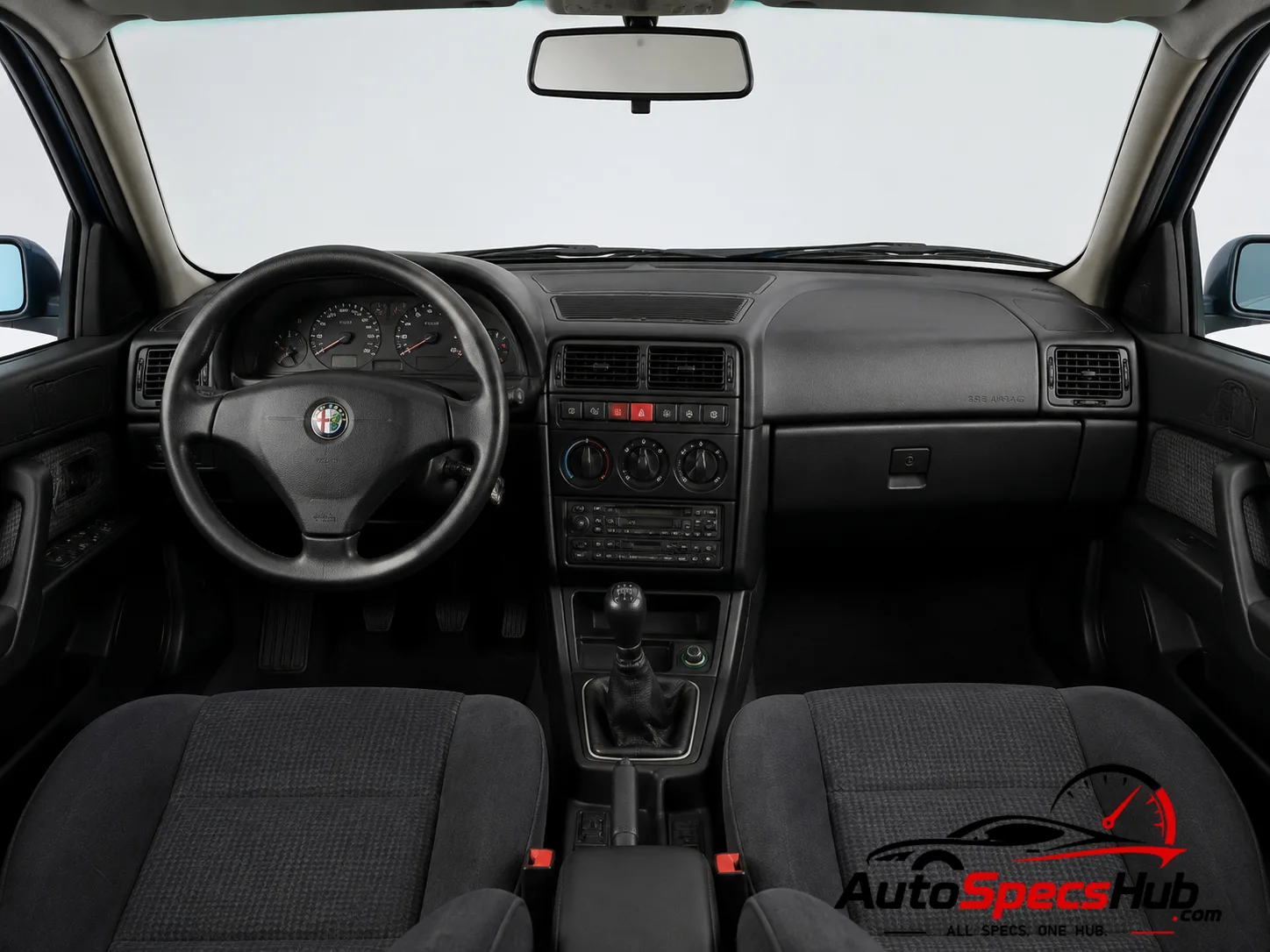 1993 Alfa Romeo 155 2.5 TD interior dashboard view