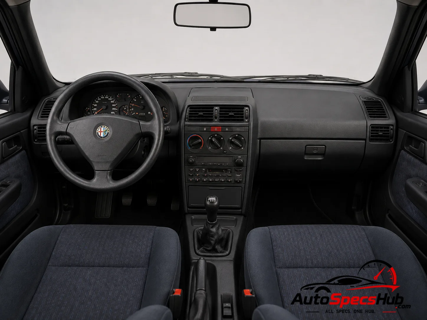 1993 Alfa Romeo 155 1.9 TD interior dashboard view