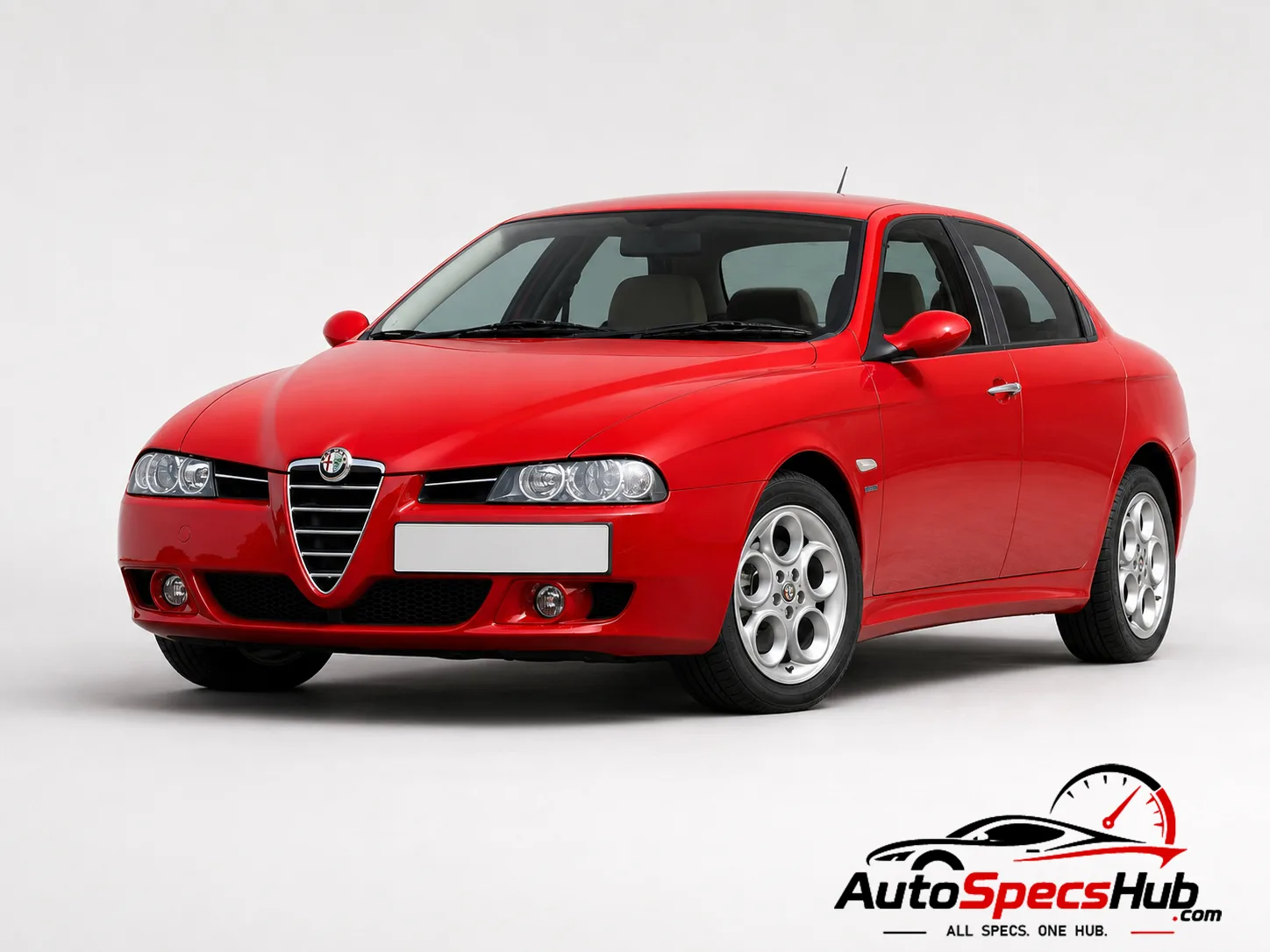 2003 Alfa Romeo 156 2.5 V6 24V front three-quarter view