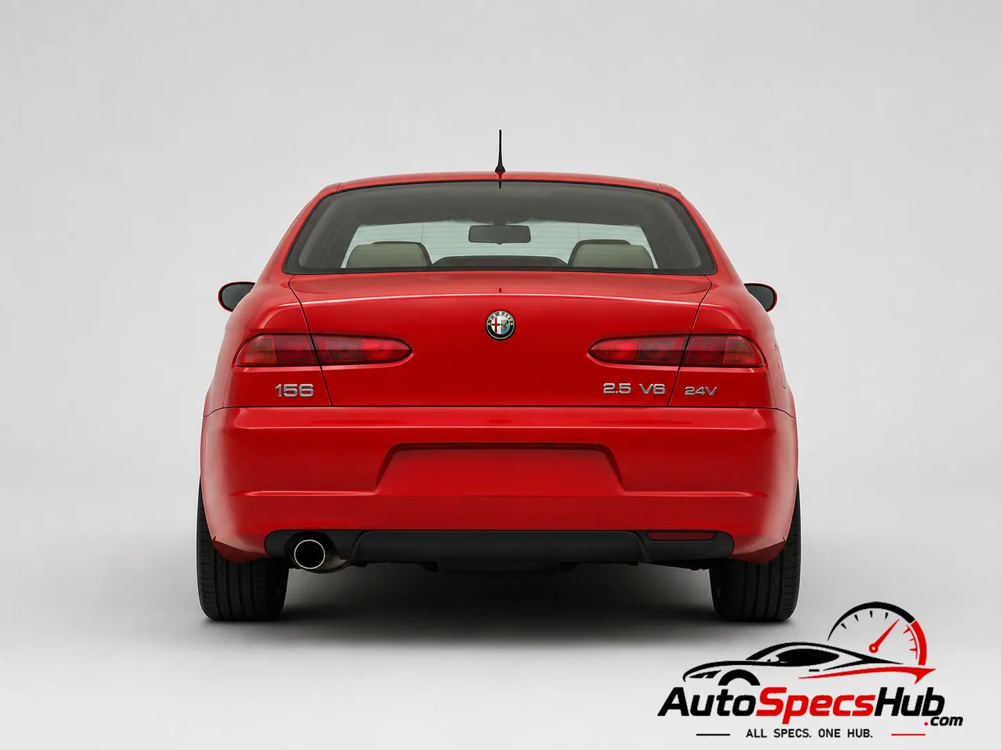 2003 Alfa Romeo 156 2.5 V6 24V rear view