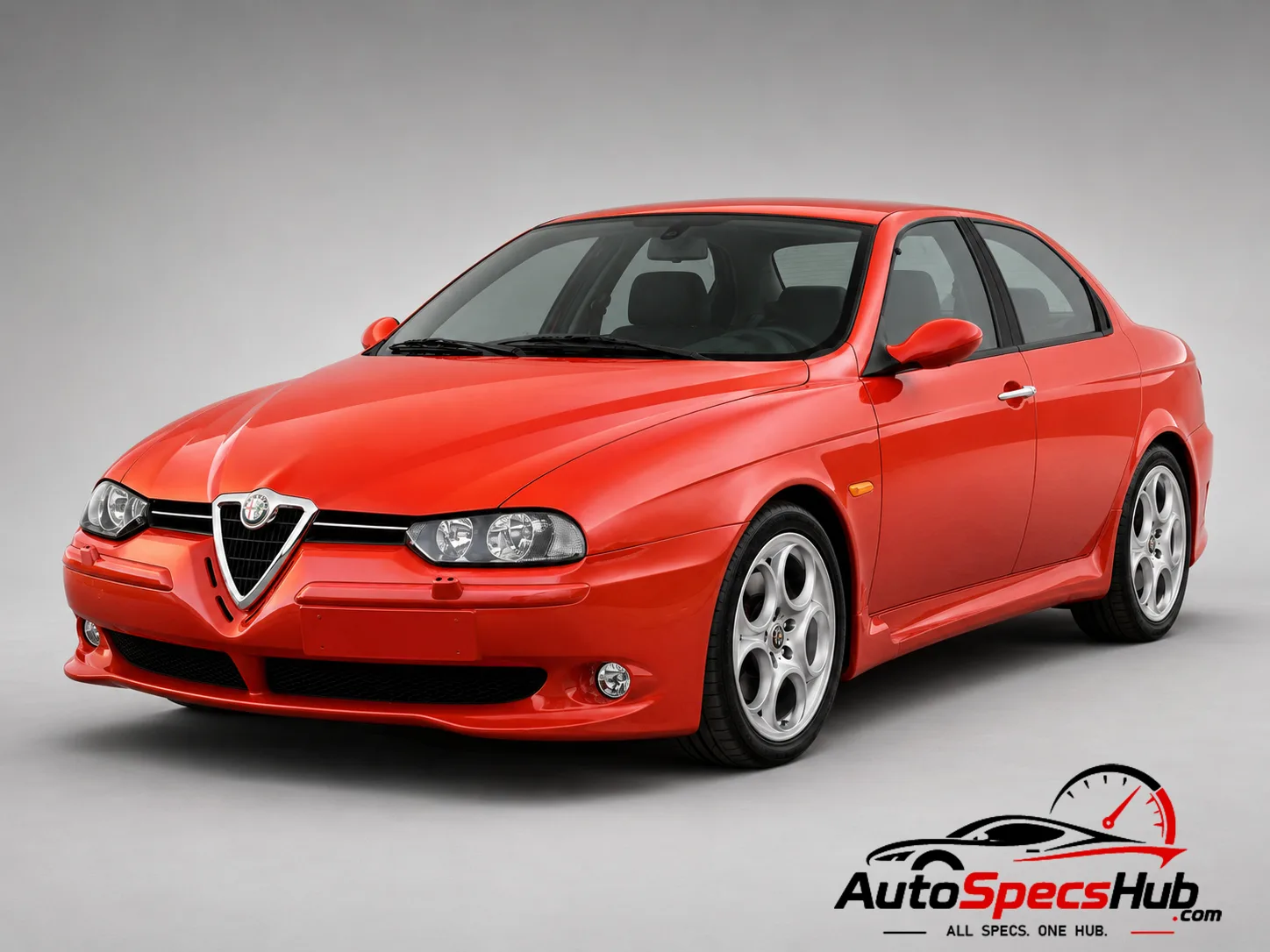 2002 Alfa Romeo 156 2.0 JTS front three-quarter view