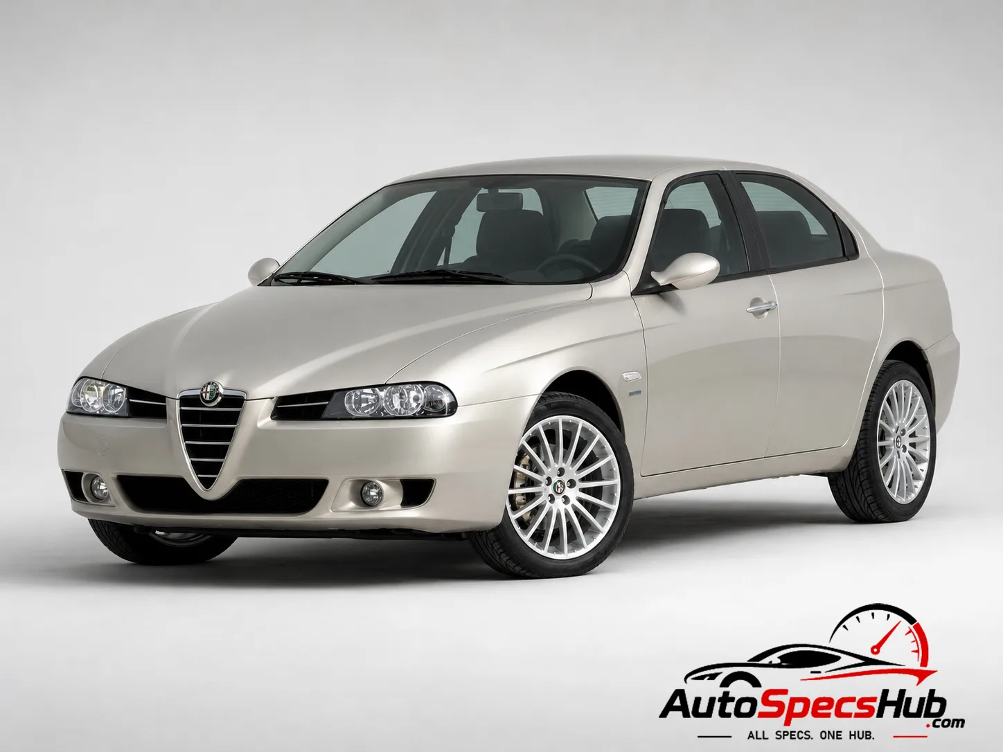 2003 Alfa Romeo 156 2.4 JTD 16V Multijet front three-quarter view