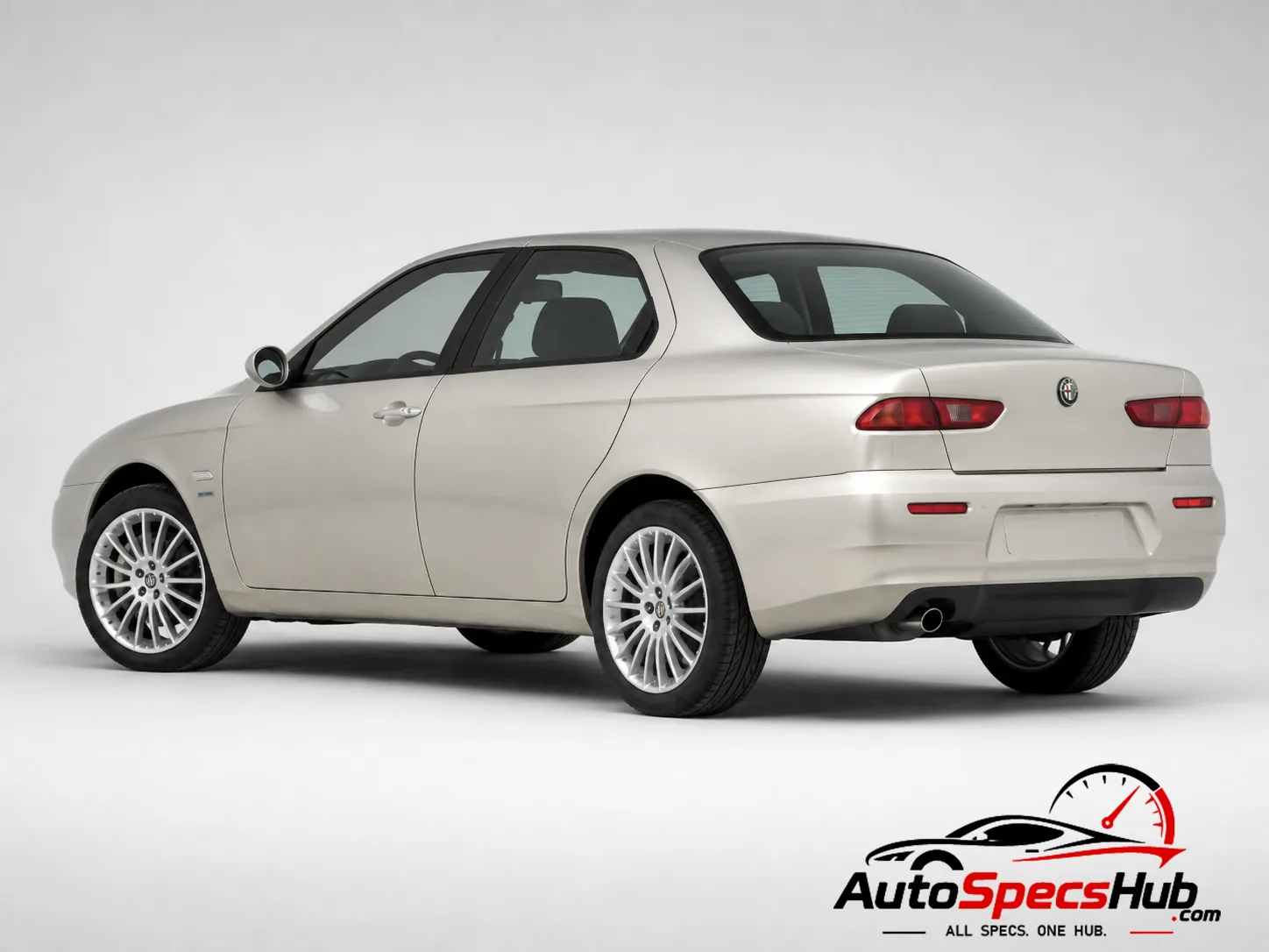 2003 Alfa Romeo 156 2.4 JTD 16V Multijet rear three-quarter view