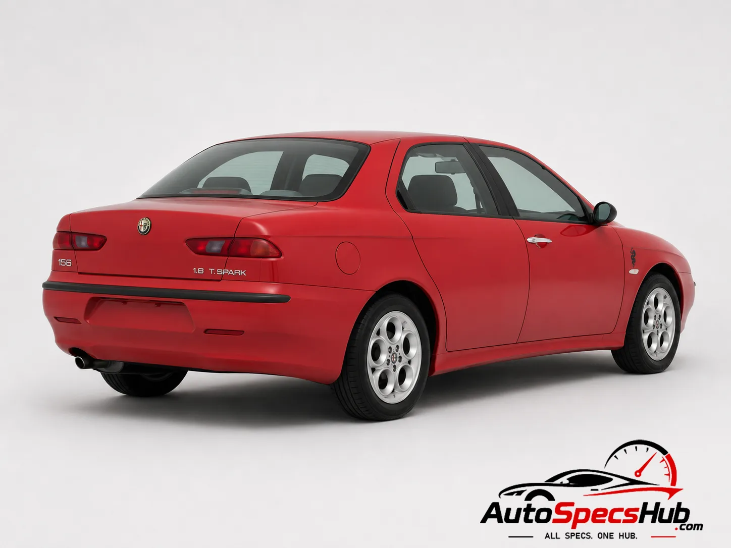 2001 Alfa Romeo 156 1.8 Twin Spark rear three-quarter view