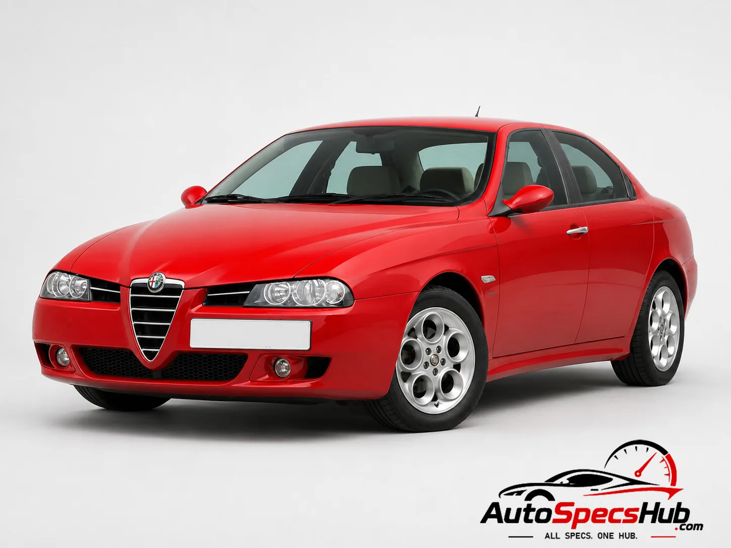 2003 Alfa Romeo 156 1.8 Twin Spark front three-quarter view