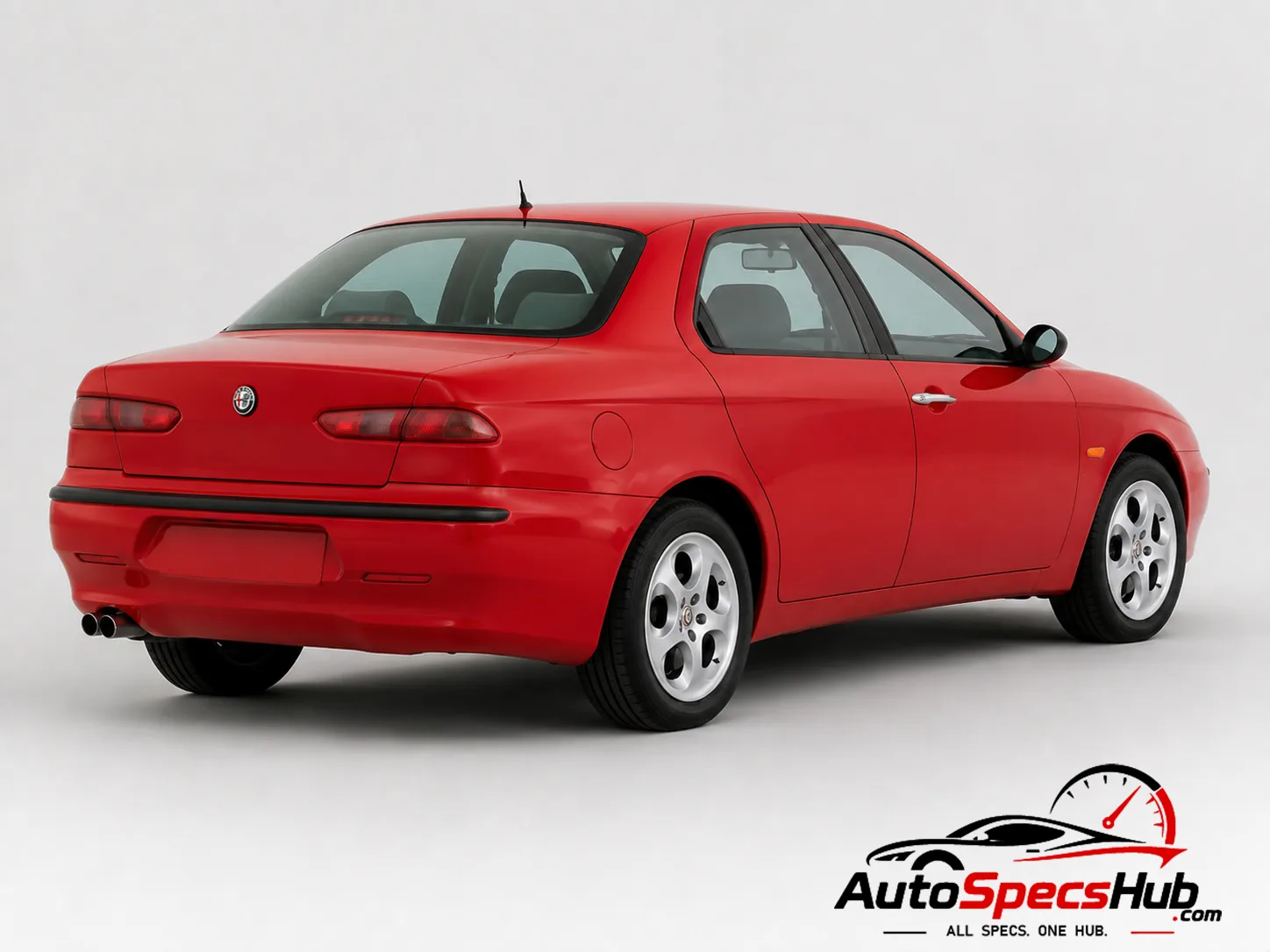 2002 Alfa Romeo 156 2.4 JTD 8V rear three-quarter view