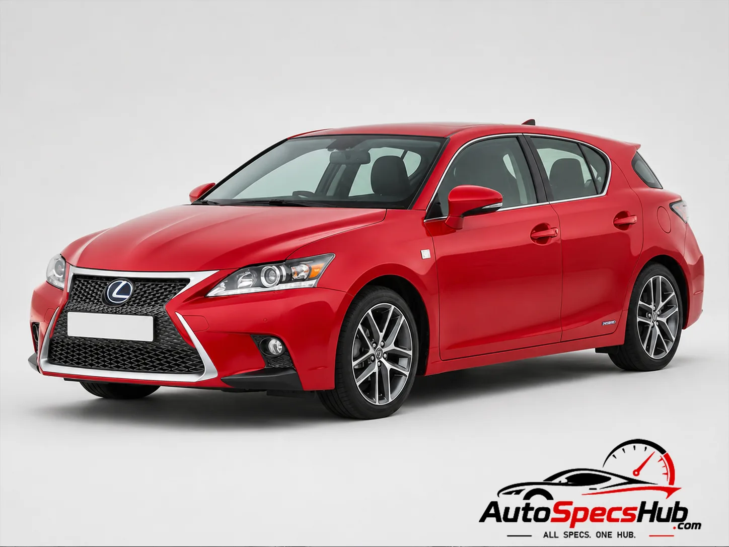 2014 Lexus CT 200h front three-quarter view