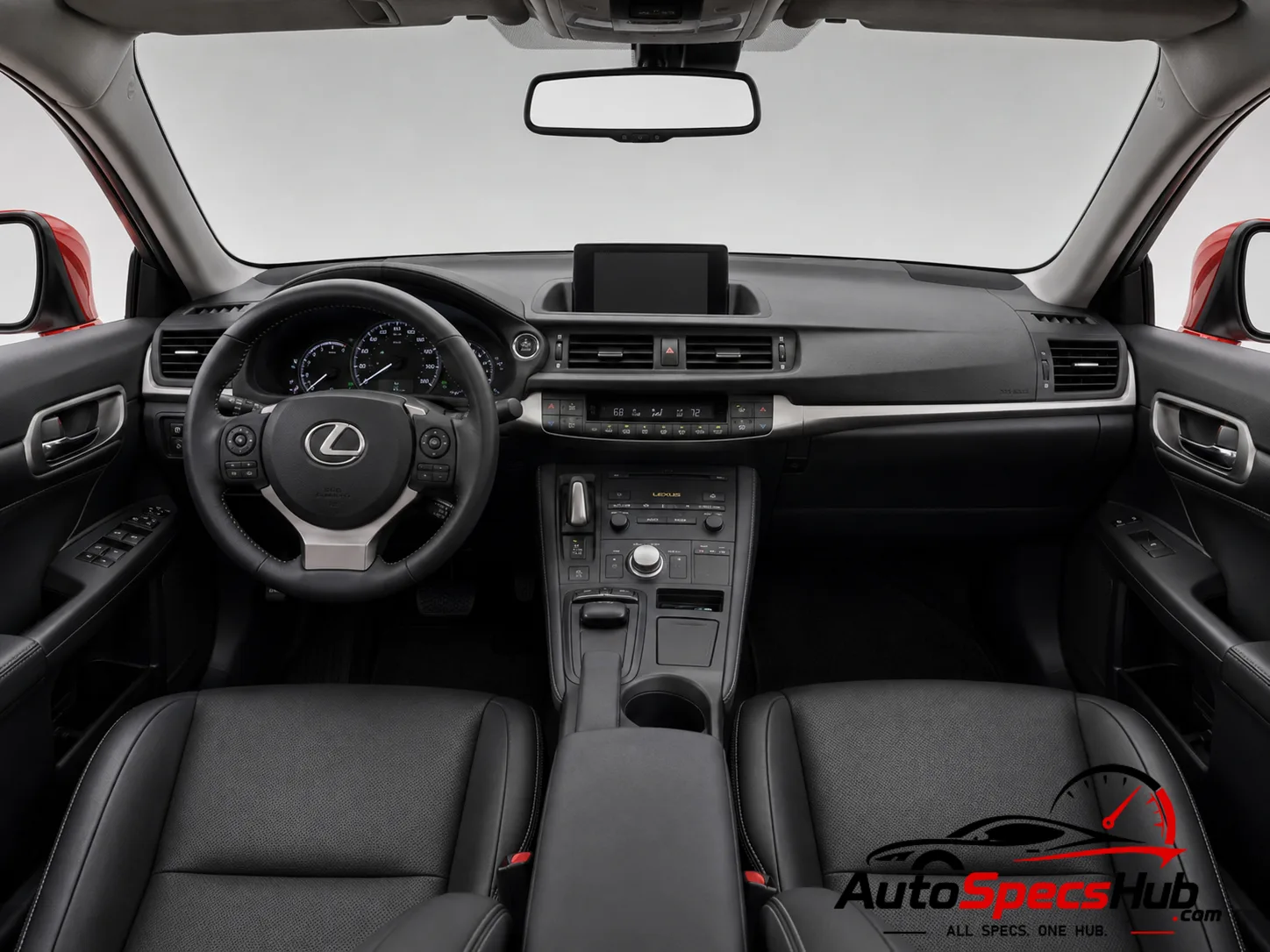 2014 Lexus CT 200h interior dashboard and front cabin