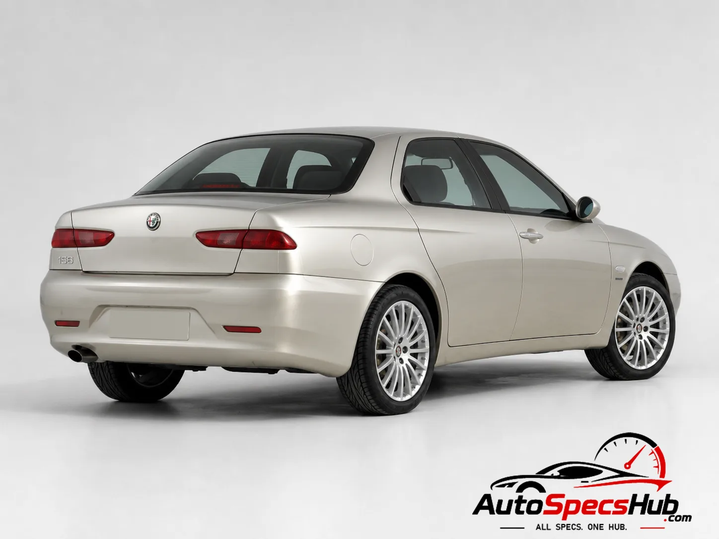 2003 Alfa Romeo 156 1.9 JTD 16v Multijet rear three-quarter view