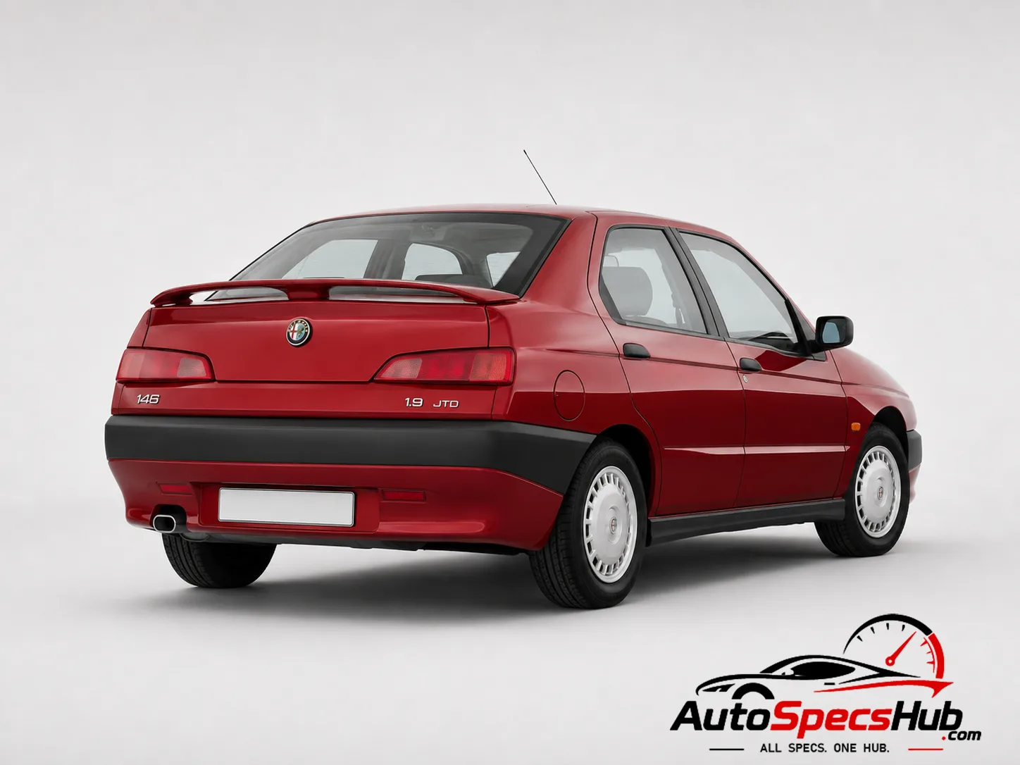 1999 Alfa Romeo 146 1.9 JTD rear three-quarter view