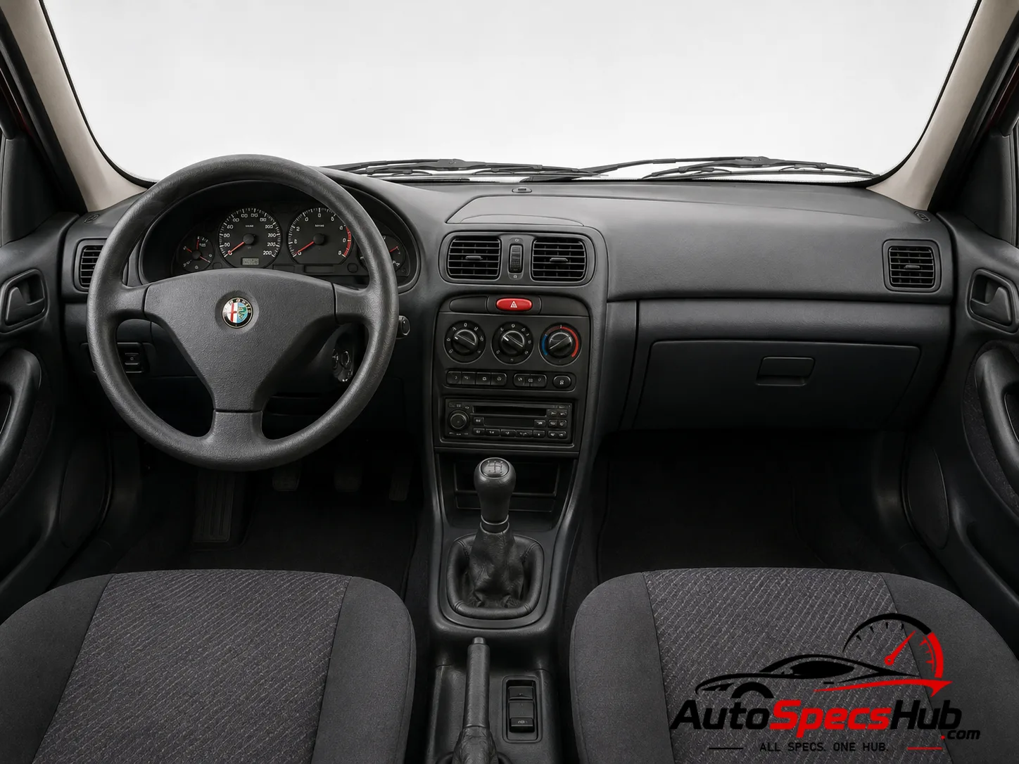 1999 Alfa Romeo 146 1.9 JTD interior dashboard and front cabin