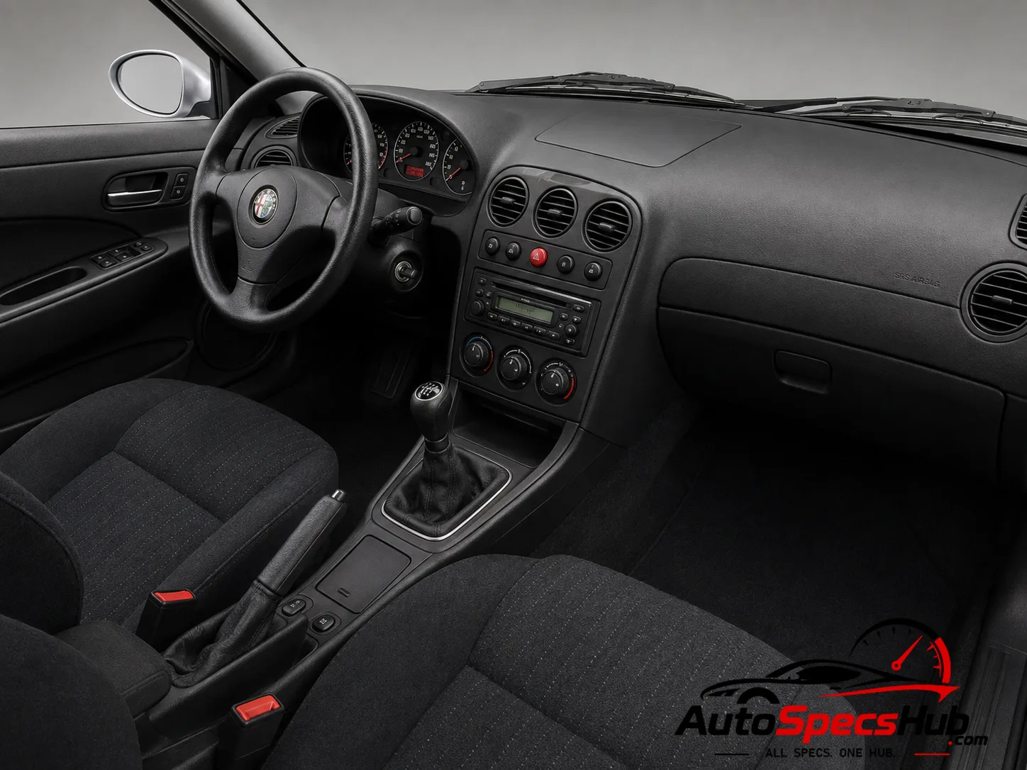 1998 Alfa Romeo 156 1.6 Twin Spark interior dashboard and front cabin