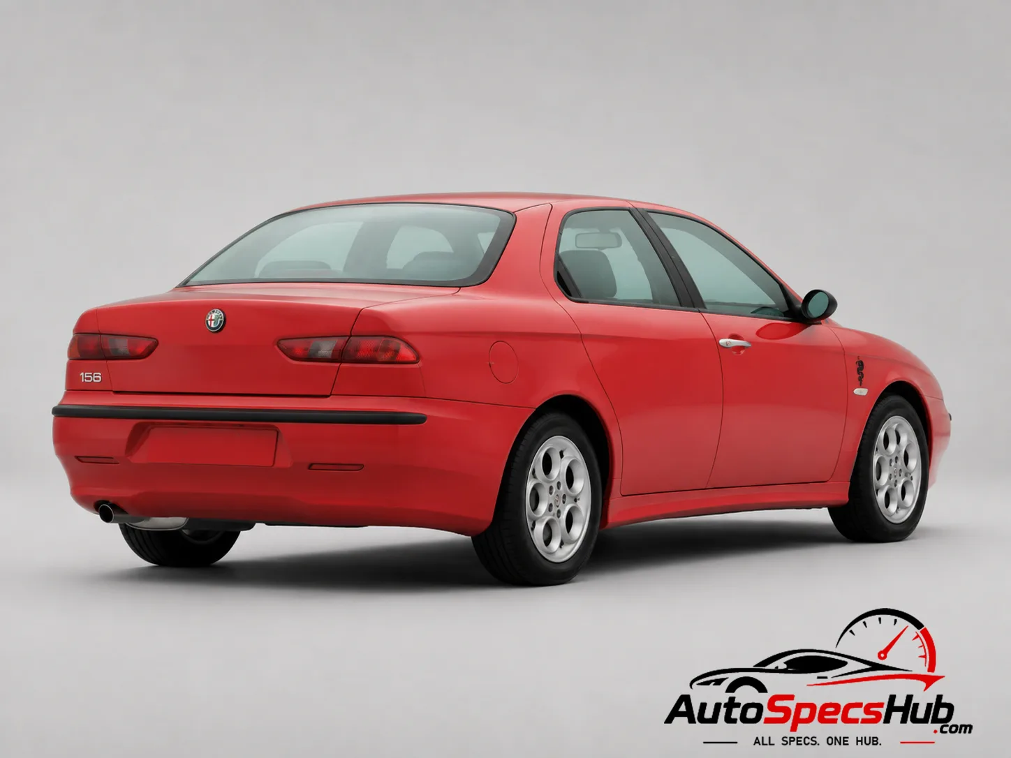 2001 Alfa Romeo 156 1.6 Twin Spark rear three-quarter view