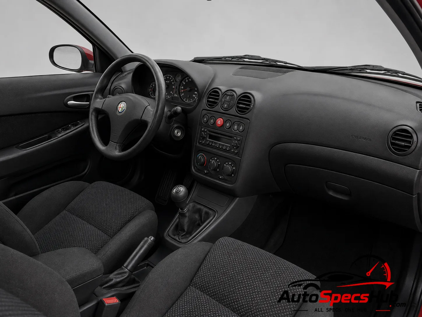 2001 Alfa Romeo 156 1.6 Twin Spark interior dashboard and front cabin