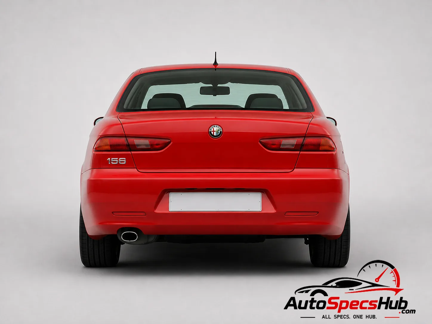 2003 Alfa Romeo 156 1.6 Twin Spark rear view