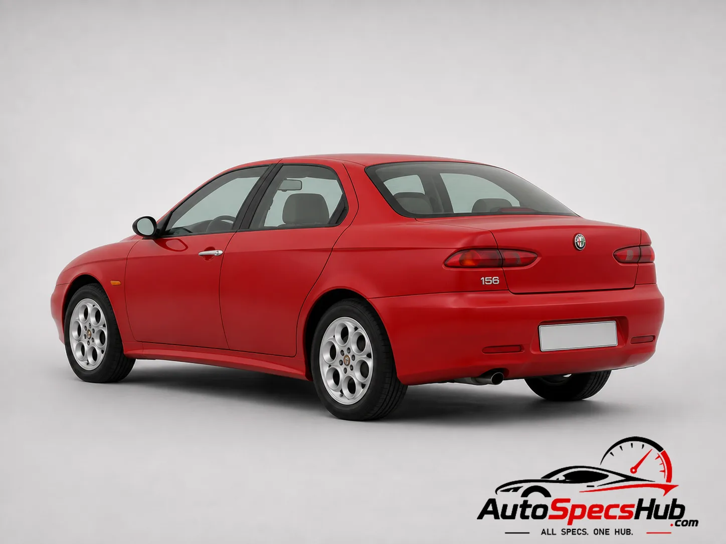 1998 Alfa Romeo 156 1.9 JTD 8v rear three-quarter view