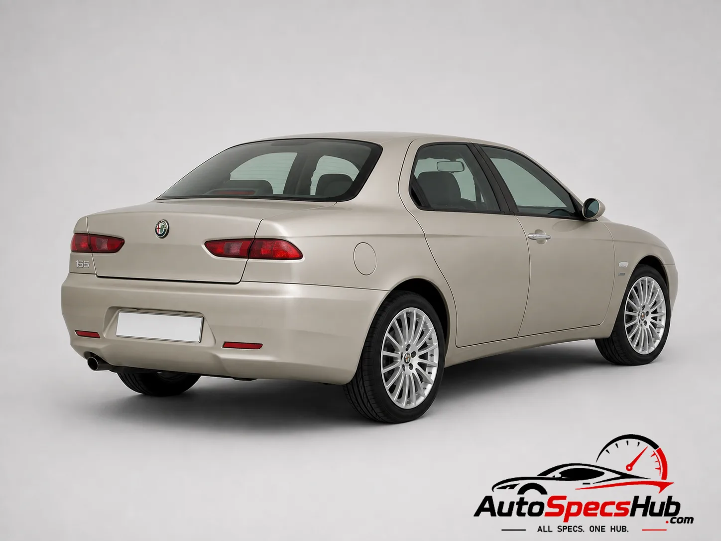 2003 Alfa Romeo 156 1.9 JTD 8v rear three-quarter view