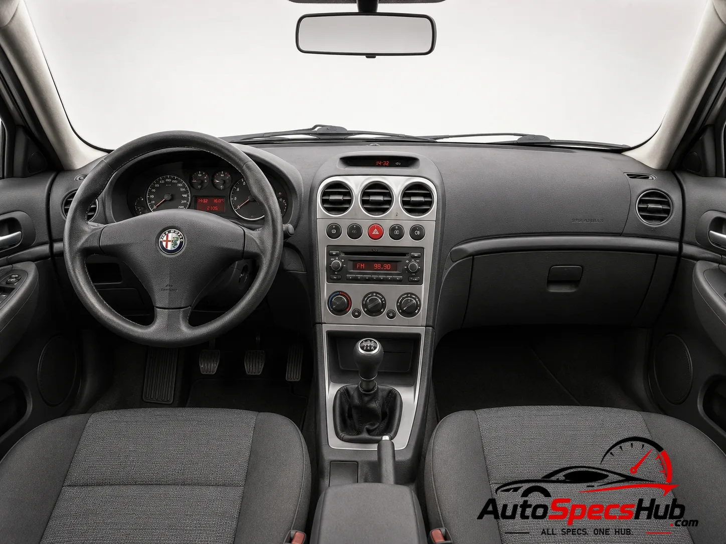 2003 Alfa Romeo 156 1.9 JTD 8v interior dashboard and front cabin