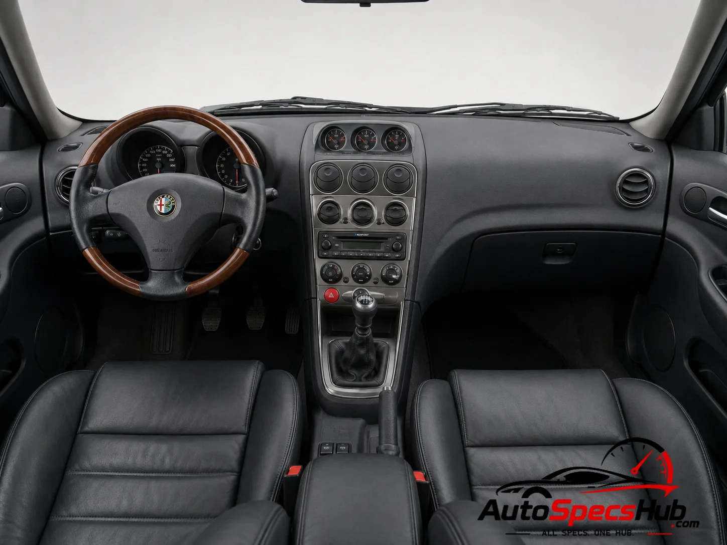 2002 Alfa Romeo 156 Sportwagon 3.2 V6 24v GTA interior dashboard and front cabin
