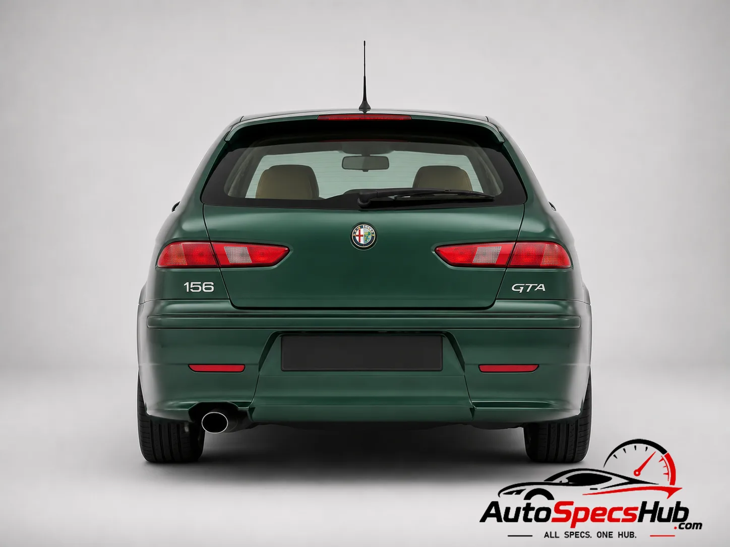 2003 Alfa Romeo 156 Sportwagon 3.2 V6 24v Q2 GTA rear view